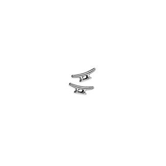 Sterling Silver Cleat Earrings - Tiny